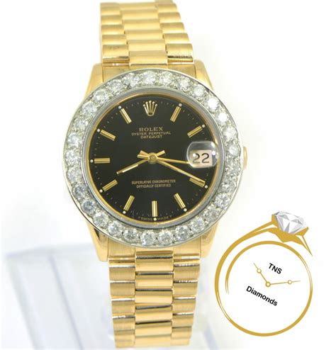 rolex datejust 21mm|Rolex Datejust 31mm diamond bezel.